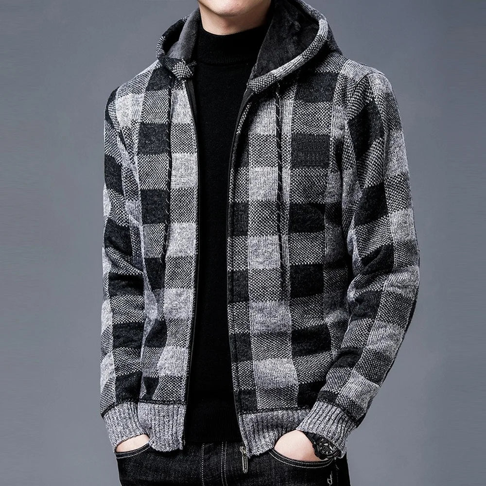 Harrington Plaid Fleece Jacket