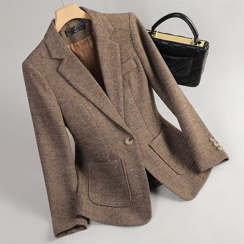 Mara Cotton Tweed Blazer