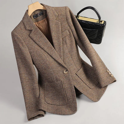 Mara Cotton Tweed Blazer