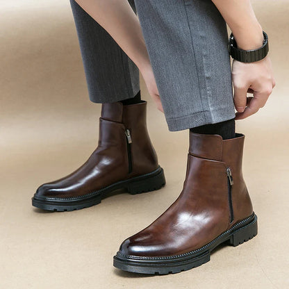 The Hampstead™ – Polished Zip Boots
