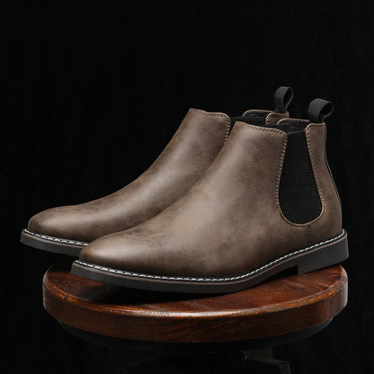 Alverton Full-Grain Leather Chelsea Boots