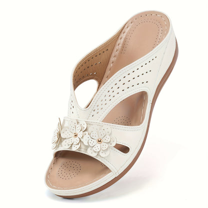 Women's Summer Wedge Sandals – Comfort Slip-Ons