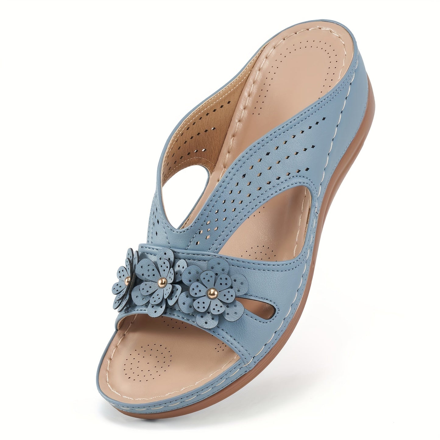 Women's Summer Wedge Sandals – Comfort Slip-Ons