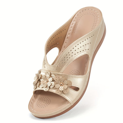 Women's Summer Wedge Sandals – Comfort Slip-Ons