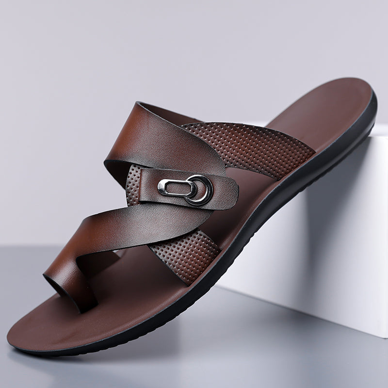Marlowe™ Leather Cross-Strap Sandals
