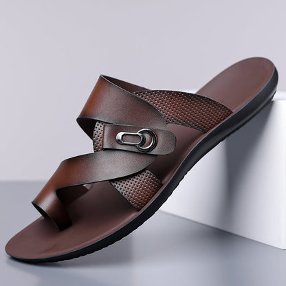 Marlowe™ Leather Cross-Strap Sandals