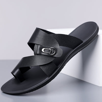 Marlowe™ Leather Cross-Strap Sandals