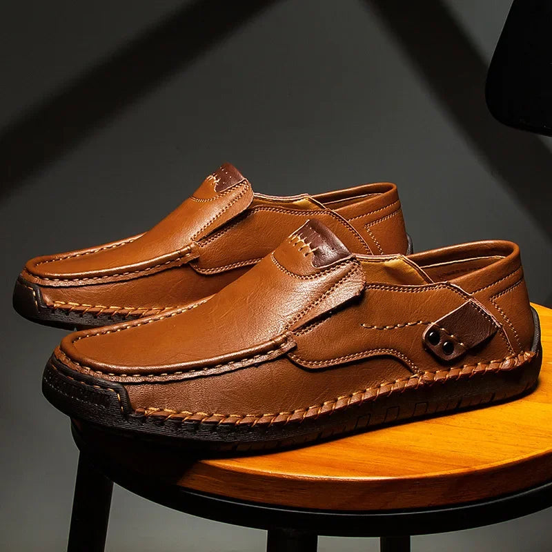 SIENNA LEATHER LOAFER SLIP-ON