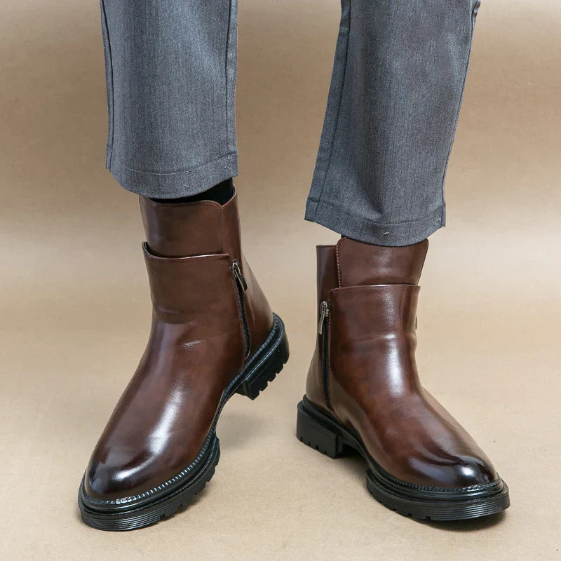 The Hampstead™ – Polished Zip Boots