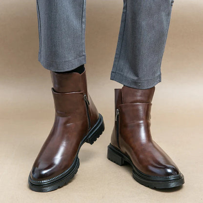 The Hampstead™ – Polished Zip Boots