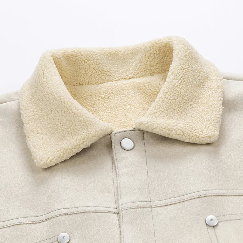 Ravenshaw Suede Sherpa Jacket