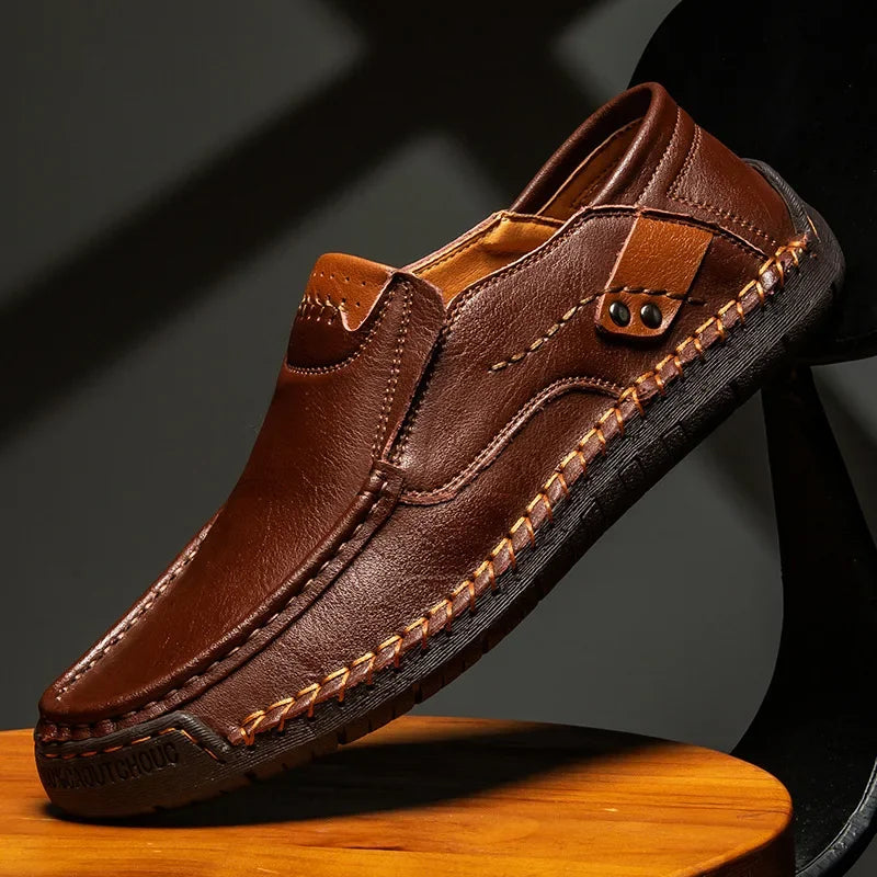 SIENNA LEATHER LOAFER SLIP-ON