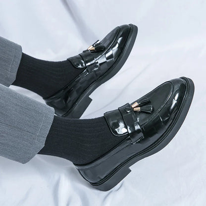 Radcliffe Tassel Leather Loafers