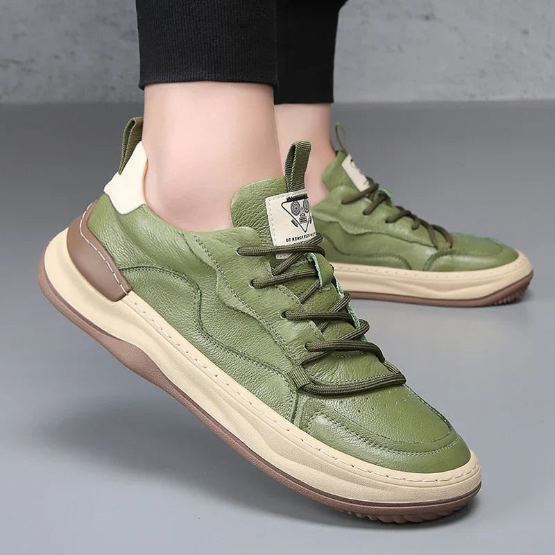 The Sorrento – Italian Style Genuine Leather Trainers