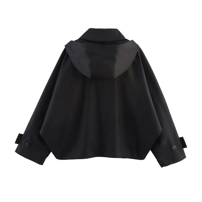 Varelle Hooded Trench Coat