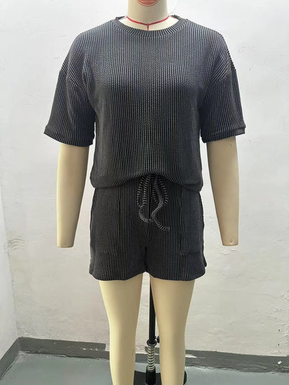 Rina – Soft Ribbed Lounge Set for Everyday Comfort