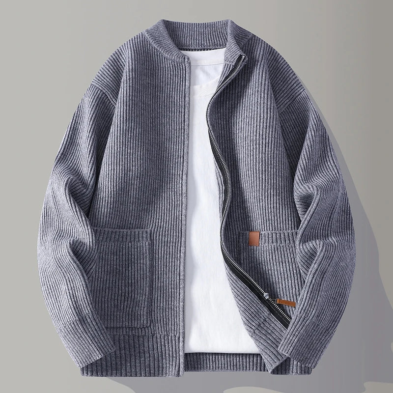 Adrian | Premium Ribbed Knit Jacket