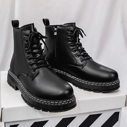 The Camden Utility Boot | Contrast Stitch Edition