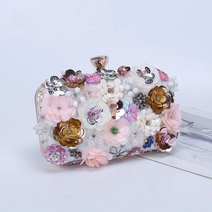 Lyra – Sparkly Sequin Clutch with Detachable Chain Strap