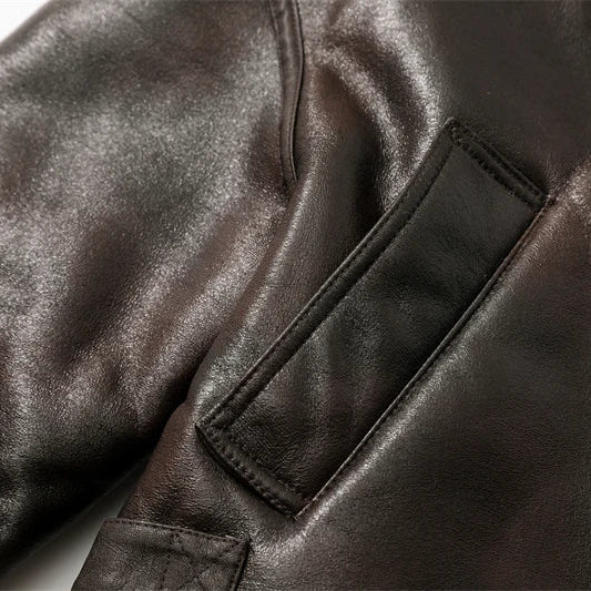 Aurelle Shearling Aviator Jacket