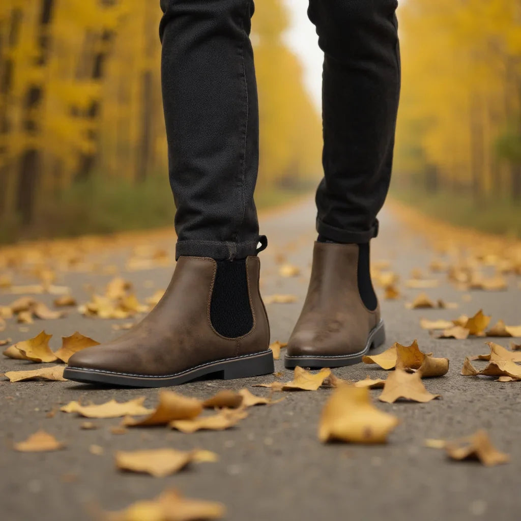 Alverton Full-Grain Leather Chelsea Boots