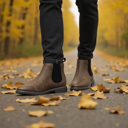 Alverton Full-Grain Leather Chelsea Boots
