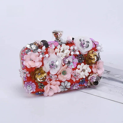 Lyra – Sparkly Sequin Clutch with Detachable Chain Strap