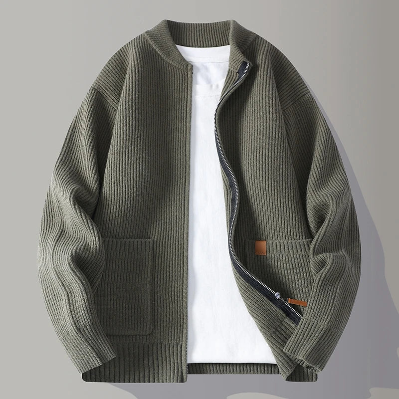 Adrian | Premium Ribbed Knit Jacket