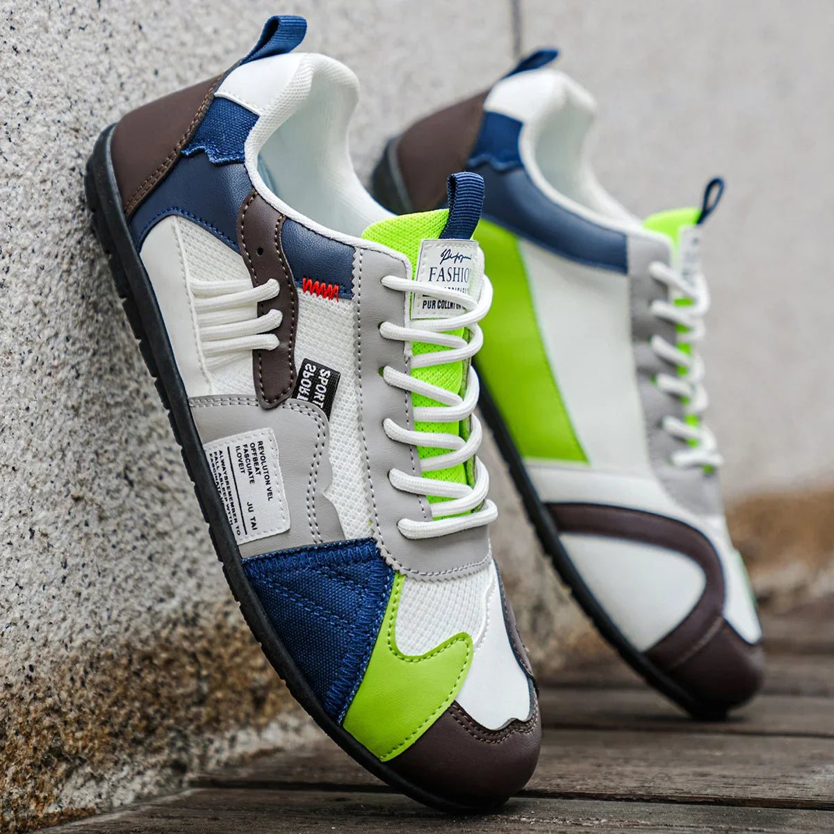 The Camden | Urban Patchwork Street Trainer
