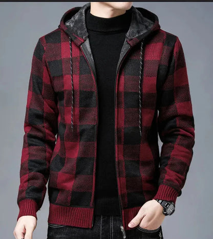 Harrington Plaid Fleece Jacket