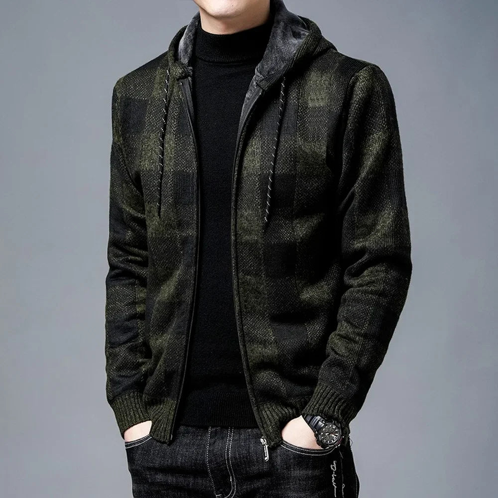 Harrington Plaid Fleece Jacket