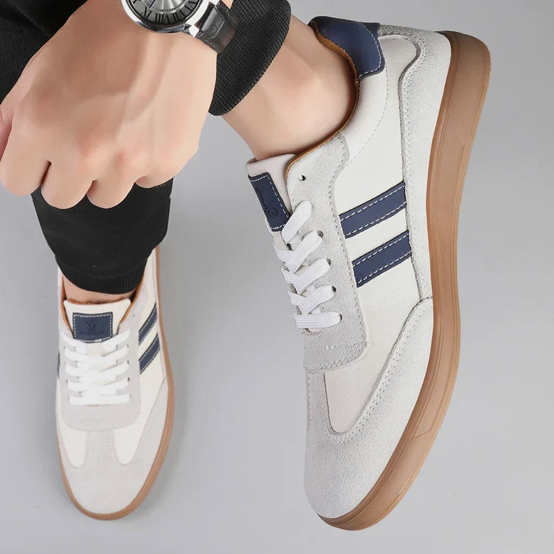 The Camden™ – Retro Suede Court Trainers