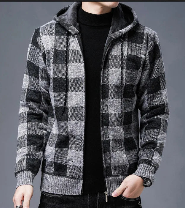 Harrington Plaid Fleece Jacket