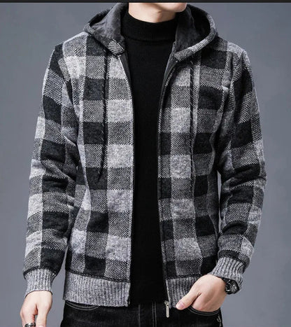Harrington Plaid Fleece Jacket