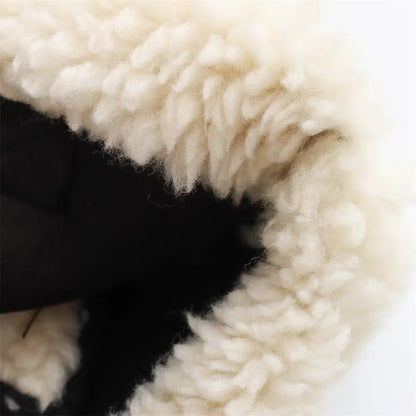 Arwen Contrast-Trim Teddy Jacket