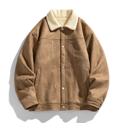 Ravenshaw Suede Sherpa Jacket