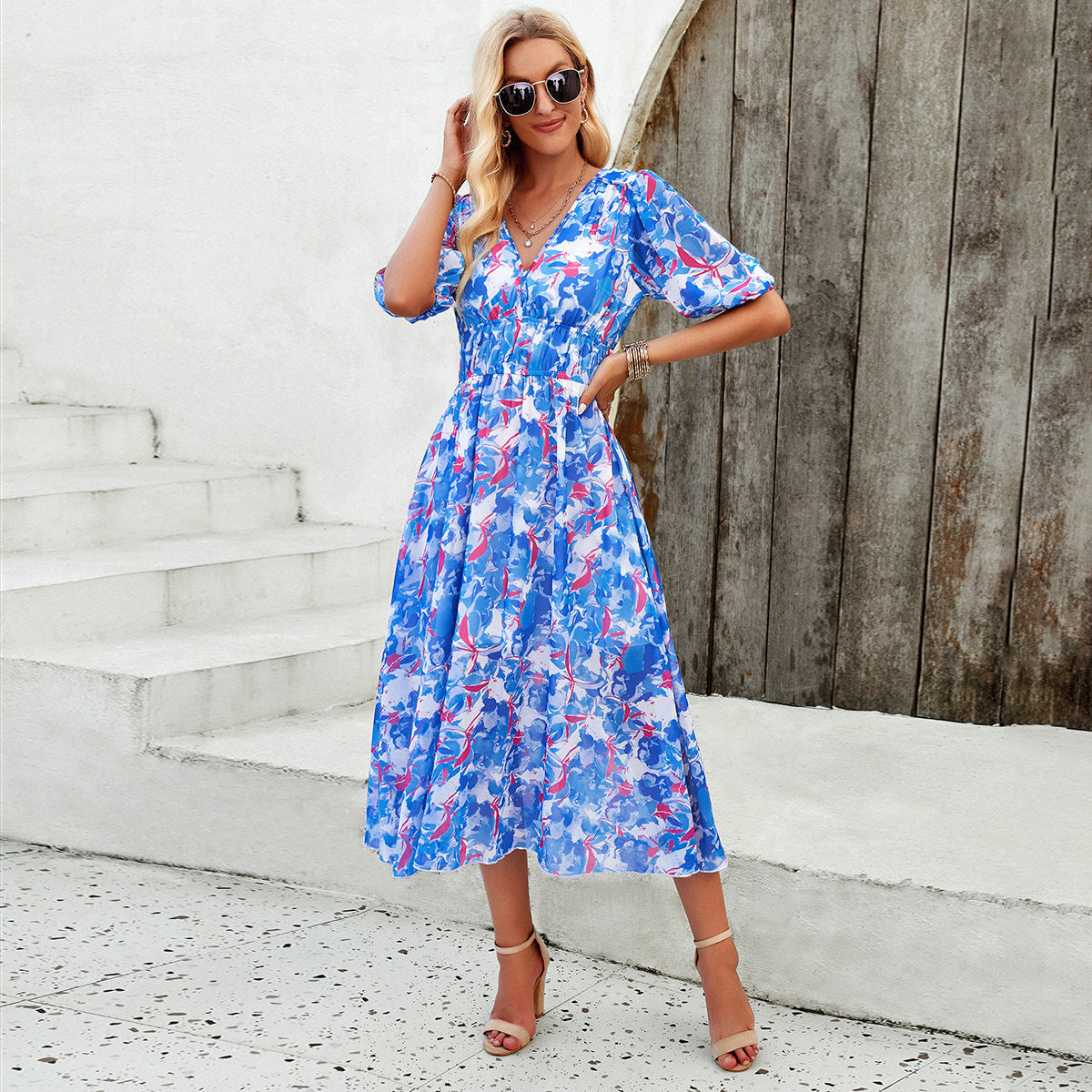 Sonia – Elegant Floral Dress