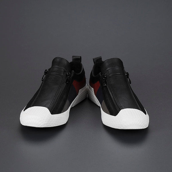The Giverny – Artistic Floral Leather Trainers