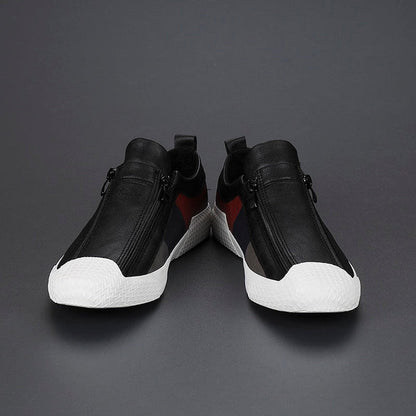 The Giverny – Artistic Floral Leather Trainers