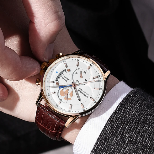 Arnox Classic Leather Chronograph