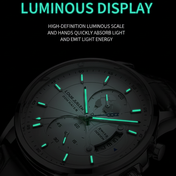Arnox Classic Leather Chronograph