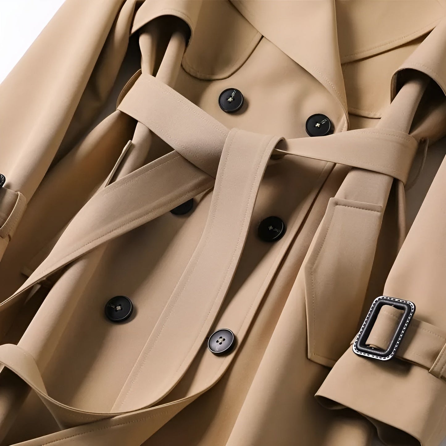 Heritage Check-Lined Trench Coat