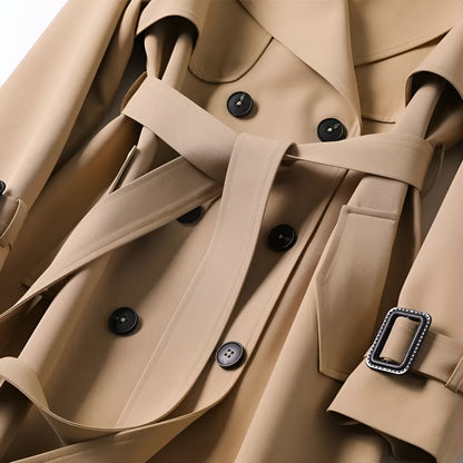 Heritage Check-Lined Trench Coat