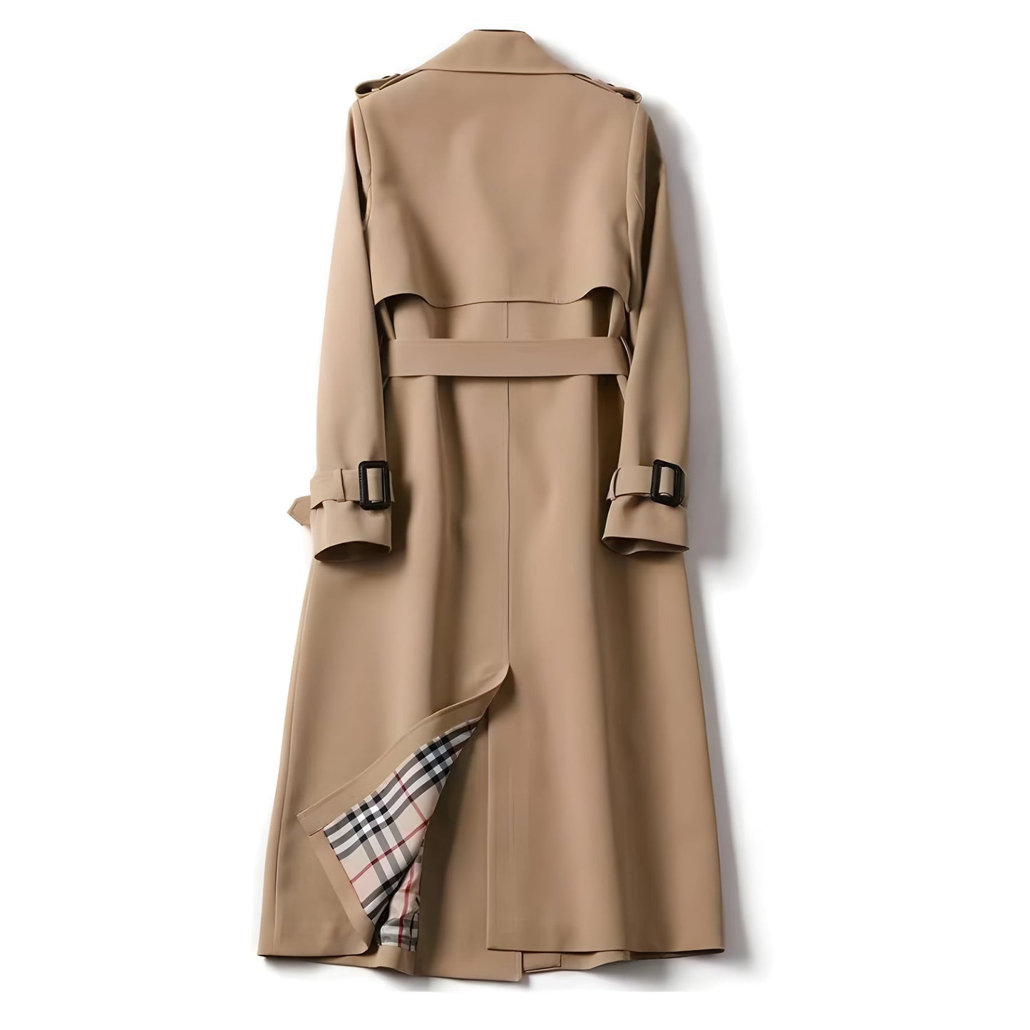 Heritage Check-Lined Trench Coat
