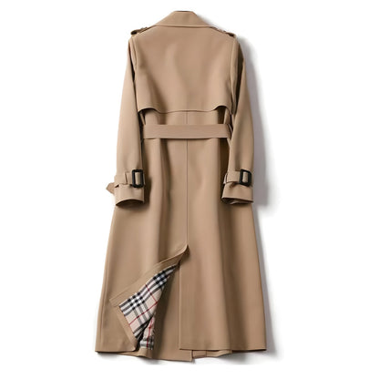Heritage Check-Lined Trench Coat