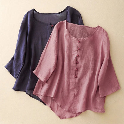 ALIRA LINEN BLOUSE
