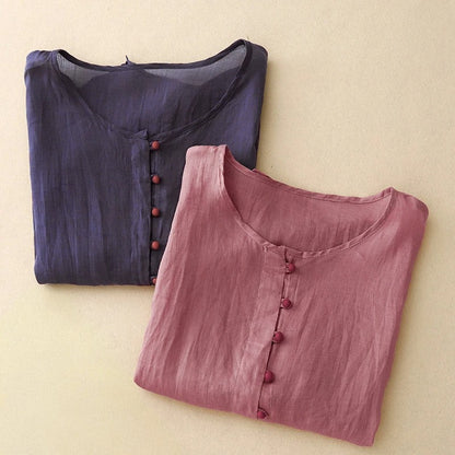 ALIRA LINEN BLOUSE
