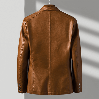 Arvello Classic Leather Jacket