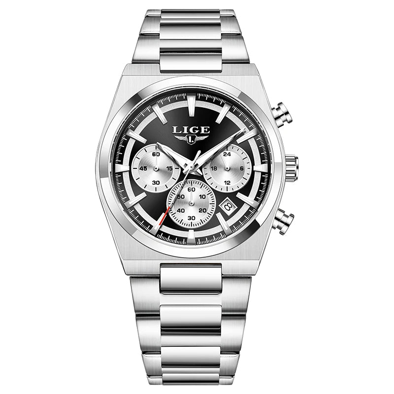 LIGE Heritage Chronograph Watch