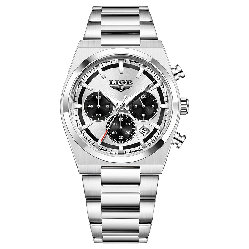 LIGE Heritage Chronograph Watch